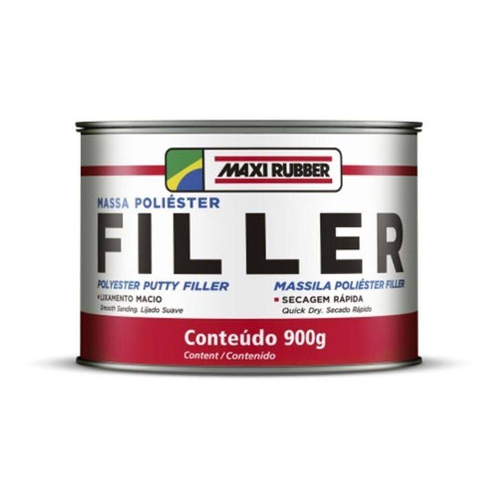 Massa Poliester Filler 900Gmaxi Rubber
