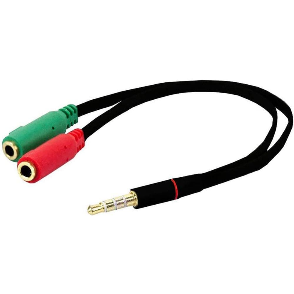 Adaptador De Headset Fone De Ouvido P2 X P3 Macho E Fêmea