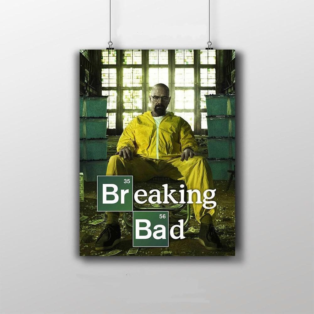 Placa Decorativa Breaking Bad Poster Série