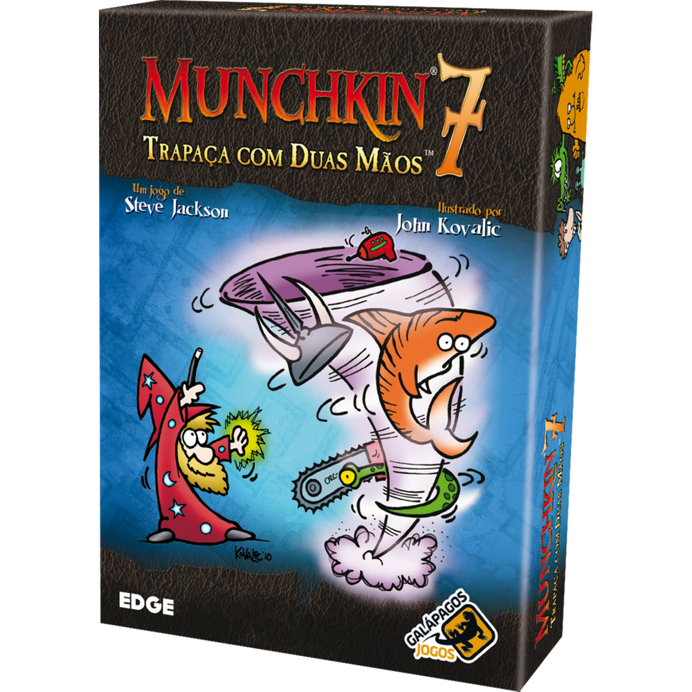 Munchkin 7 Trapaça com Duas Mãos Galápagos Expansão MUN107