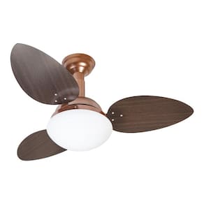 Ventilador De Teto Cobre Jet 3 Pás Tabaco 127V