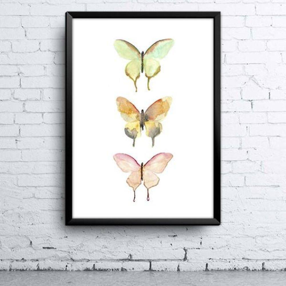 Quadro Borboletas A4