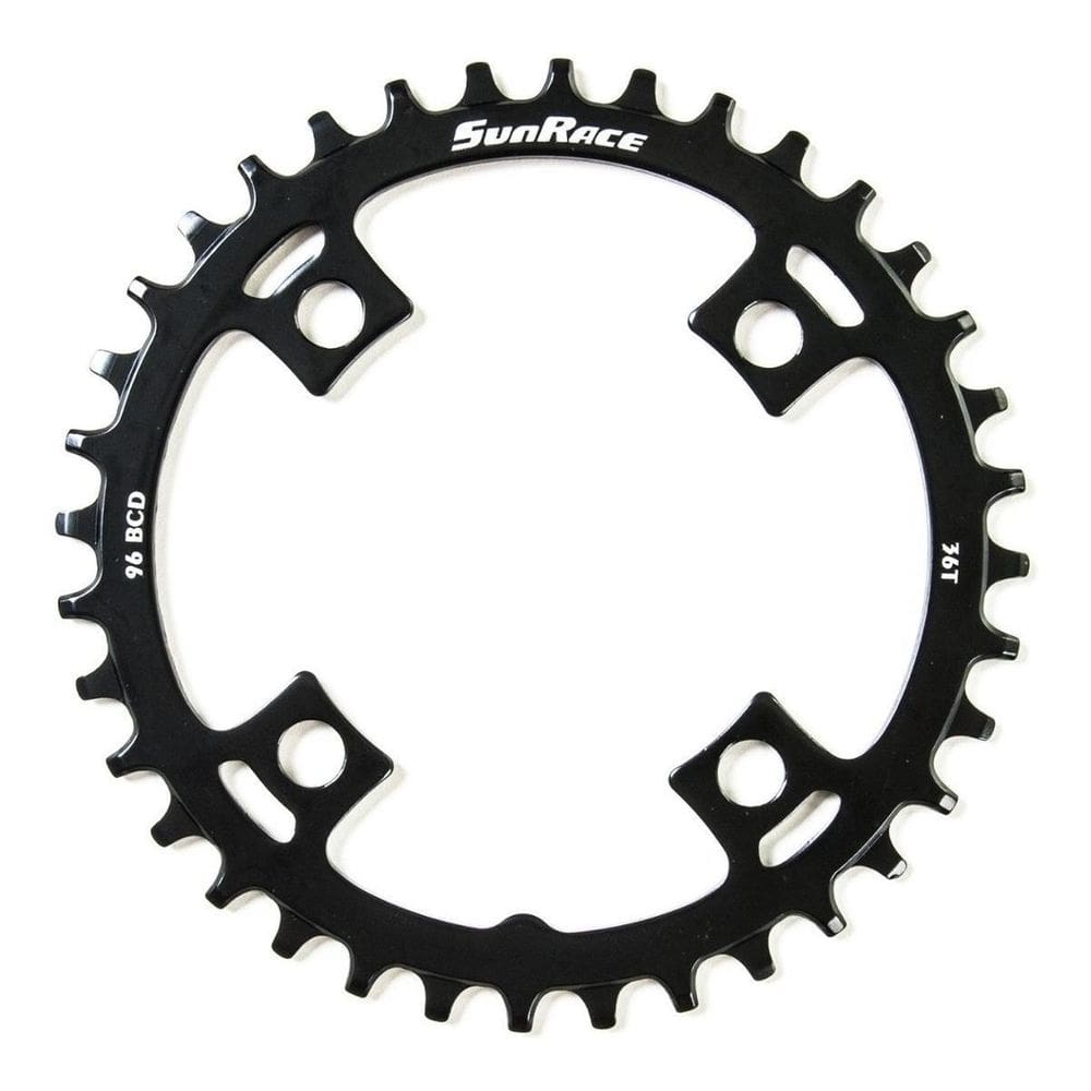 Coroa Sunrace Narrow Wide Single BCD 96mm MS  Aço