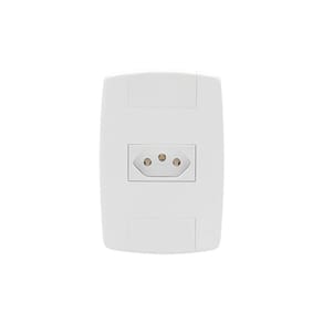 Conjunto Tomada Simples 20A 250V Ilumi Lev Branco