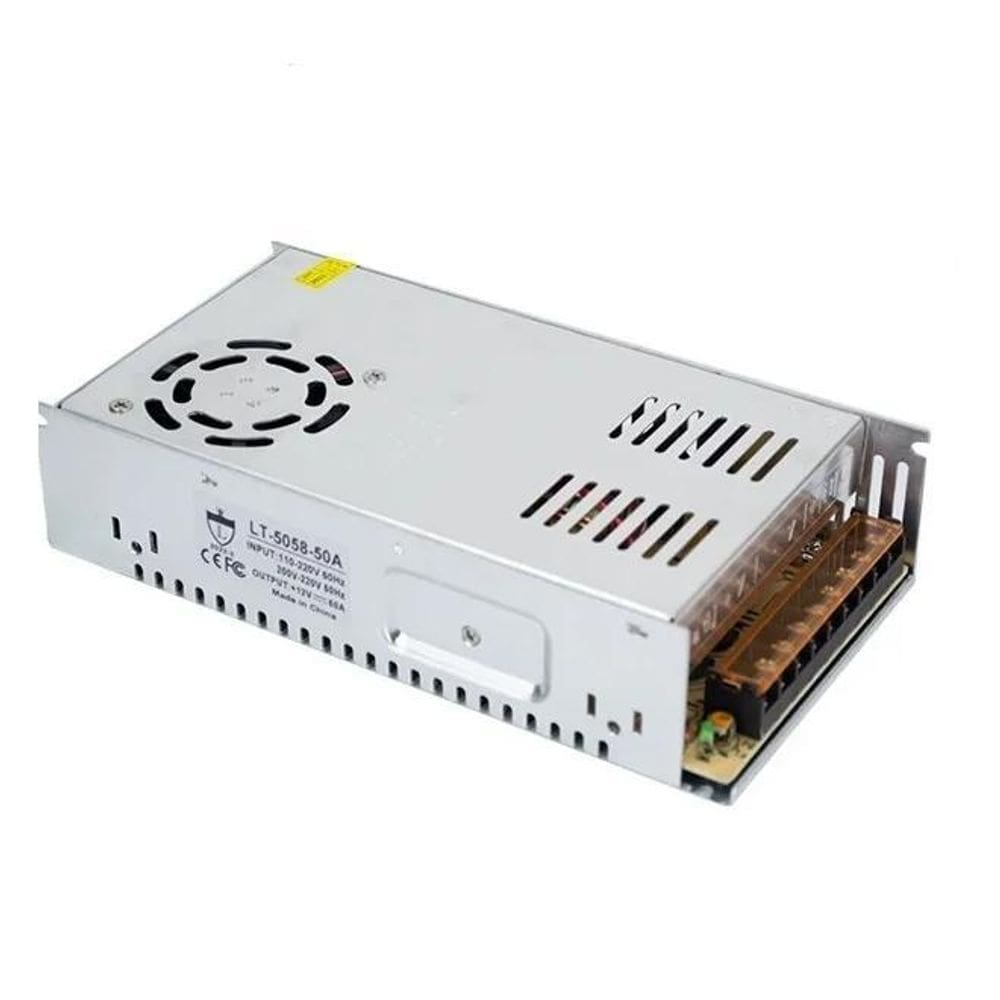 Fonte Chaveada 50A 12V 600W Bivolt