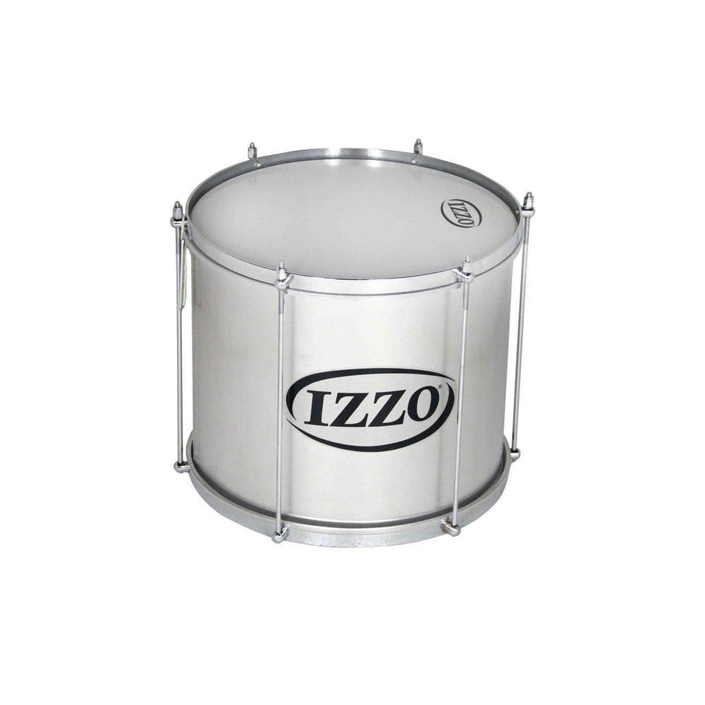 Surdo 14 Pol X 30 Cm Aluminio Com Pele Leitosa Izzo
