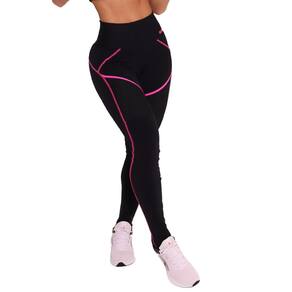 Calça Fitness Preta Poliamida Feminina - CAL5432