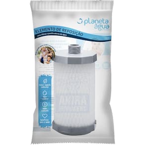 Vela Refil Filtro Planeta Agua Carbon Tech 5 Pol Ref1084A
