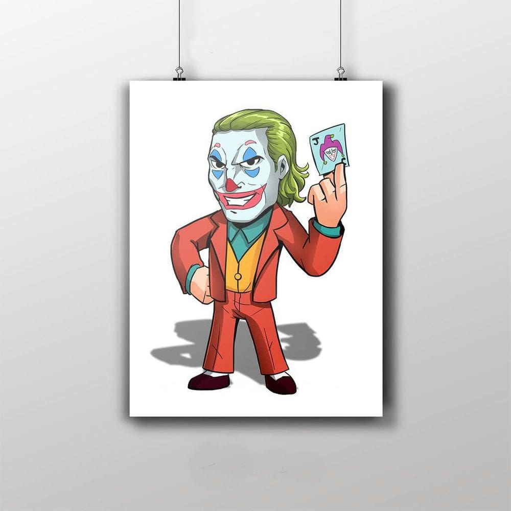 Placa Decorativa Coringa Joaquin Phoenix Desenho Arte