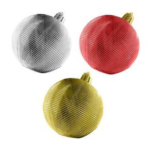 18 Bolas De Natal Espiral 6Cm Enfeite Pendente Para Árvore