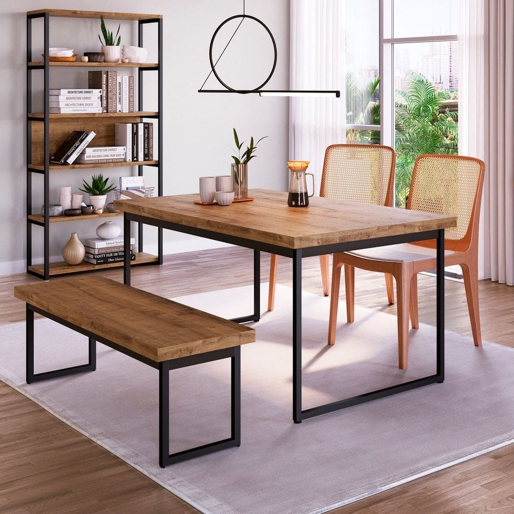 Mesa para Cozinha Oxford 180x75x90 Woodmel