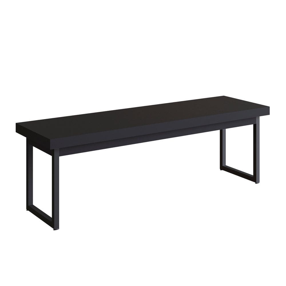 Banco para Sala de Estar Oxford 164cm Preto