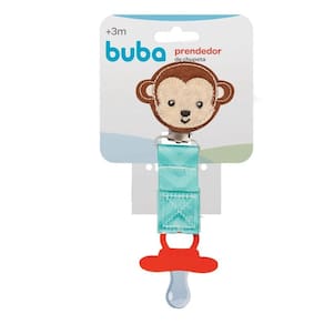 Prendedor De Chupeta Buba Baby Macaco Fun - Buba 12055