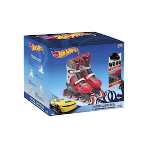 Patins Ajustáveis Hot Wheels Tamanho 37-40 Da Fun F0011-1