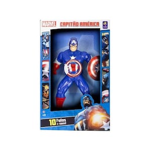 Boneco Capitao America Gigante Com 10 Sons Mimo 0582