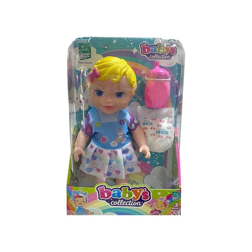 Boneca Baby`S Collection Alive Faz Xixi Loira St467
