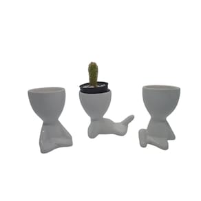 Trio De Vasos Bob Odara Artesanatos Para Suculentas