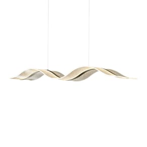 Lustre Pendente Nitrolux ACR-005 Dourado Led Bivolt