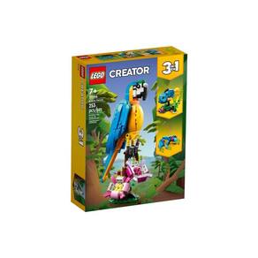 Lego Creator 3 Em 1 Papagaio Exótica 31136 Bonecos Animais