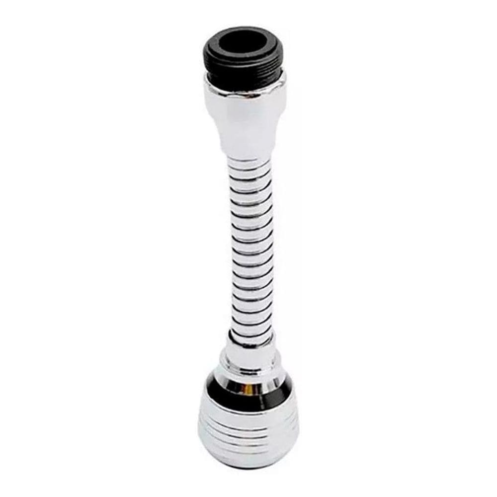 Extensor Arejador Flexível Chuveirinho 15cm Prata