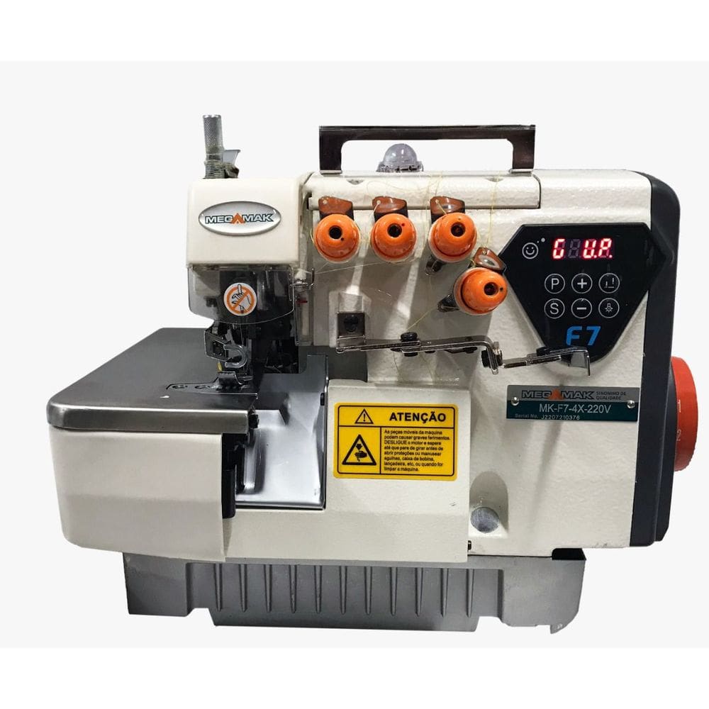 Overlock 4 Fios, Direc Drive F7-4 fios-X 110 OU 220V-Megamak