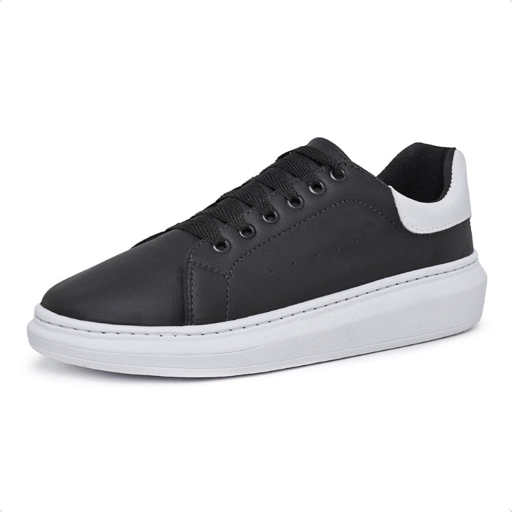 Sapatenis Tenis Masculino Espumado Moderno Palmilha EVA Com Cadarço Solado Resistente Conforto