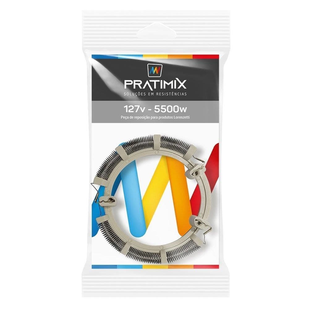 Resistência Chuveiro Pratimix Bella 4T/Ultra 127X5500W