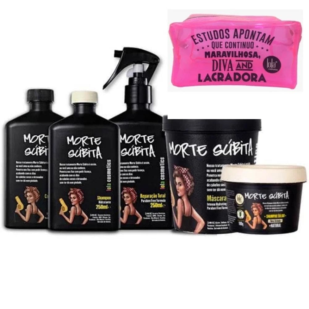Lola Morte Súbita - Kit 5 Produtos Completo