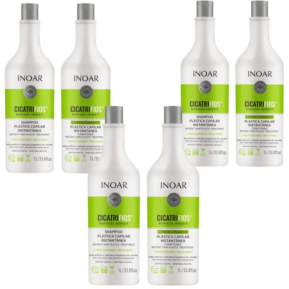 Inoar Cicatrifios 3 Kit Shampoo e Condicionador Litro