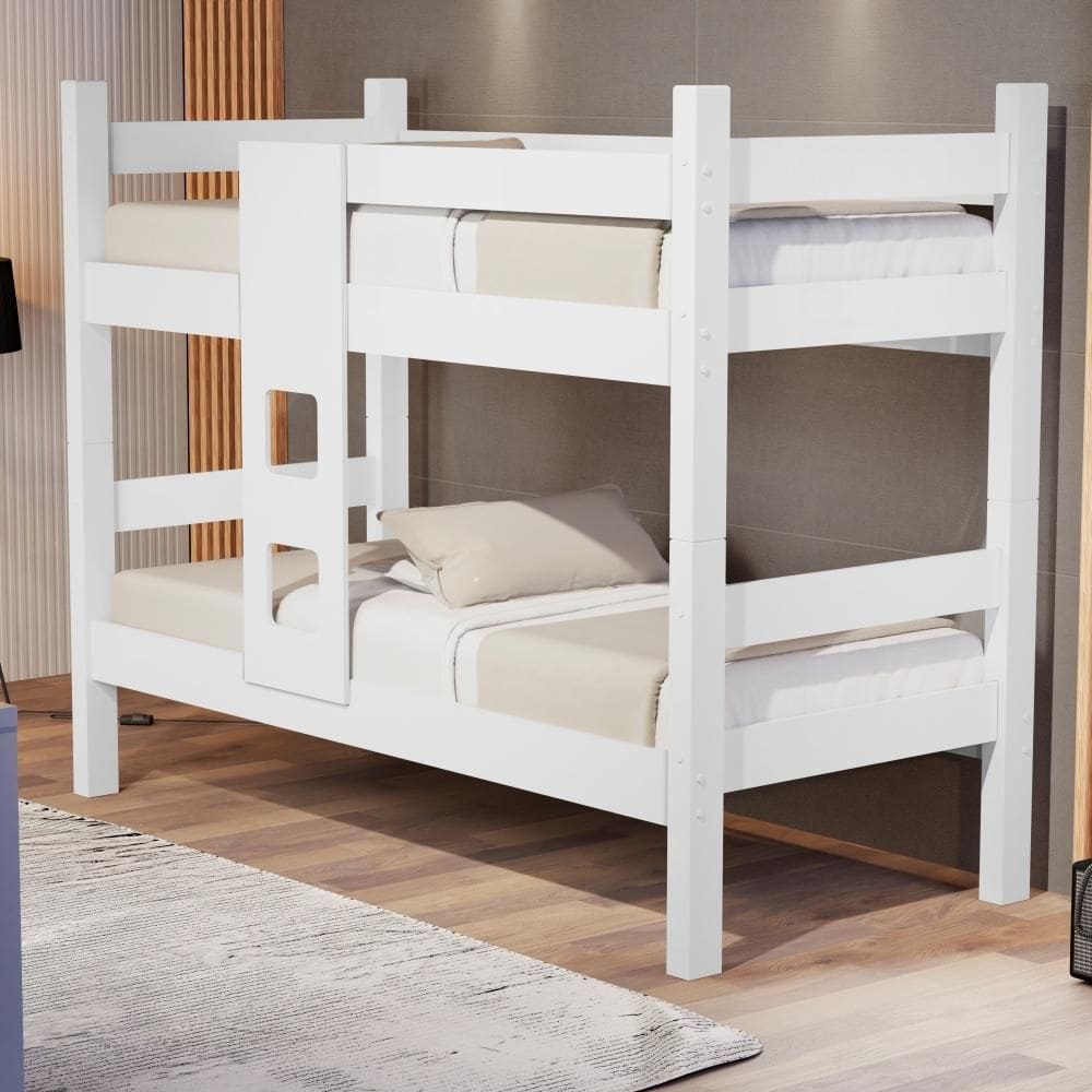 Beliche Caetana Solteiro com Escada Branco