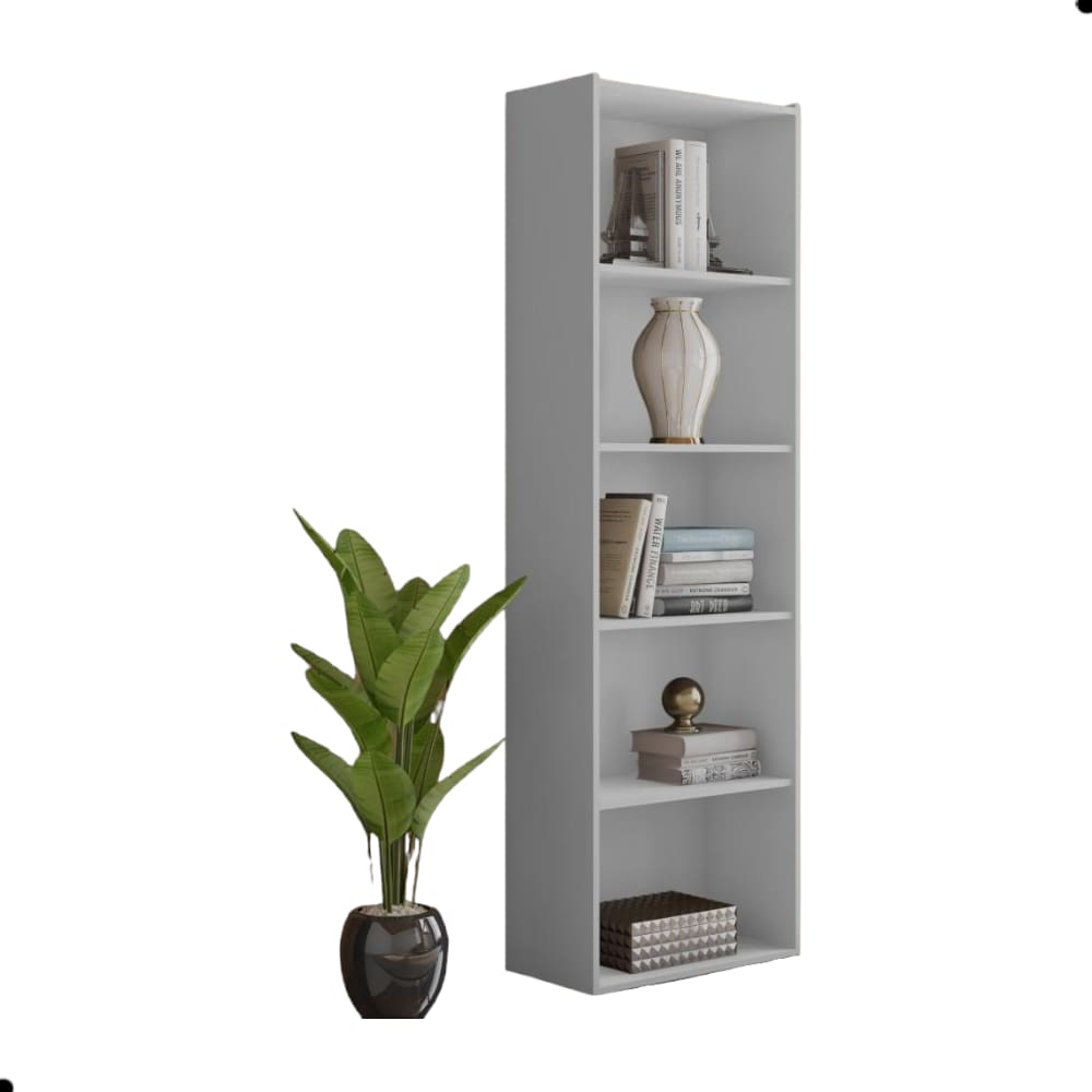 Estante Livreiro 4 Prateleiras Ruby Branco