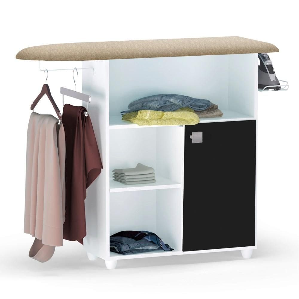 Tábua de Passar Roupas Melanie Branco Preto