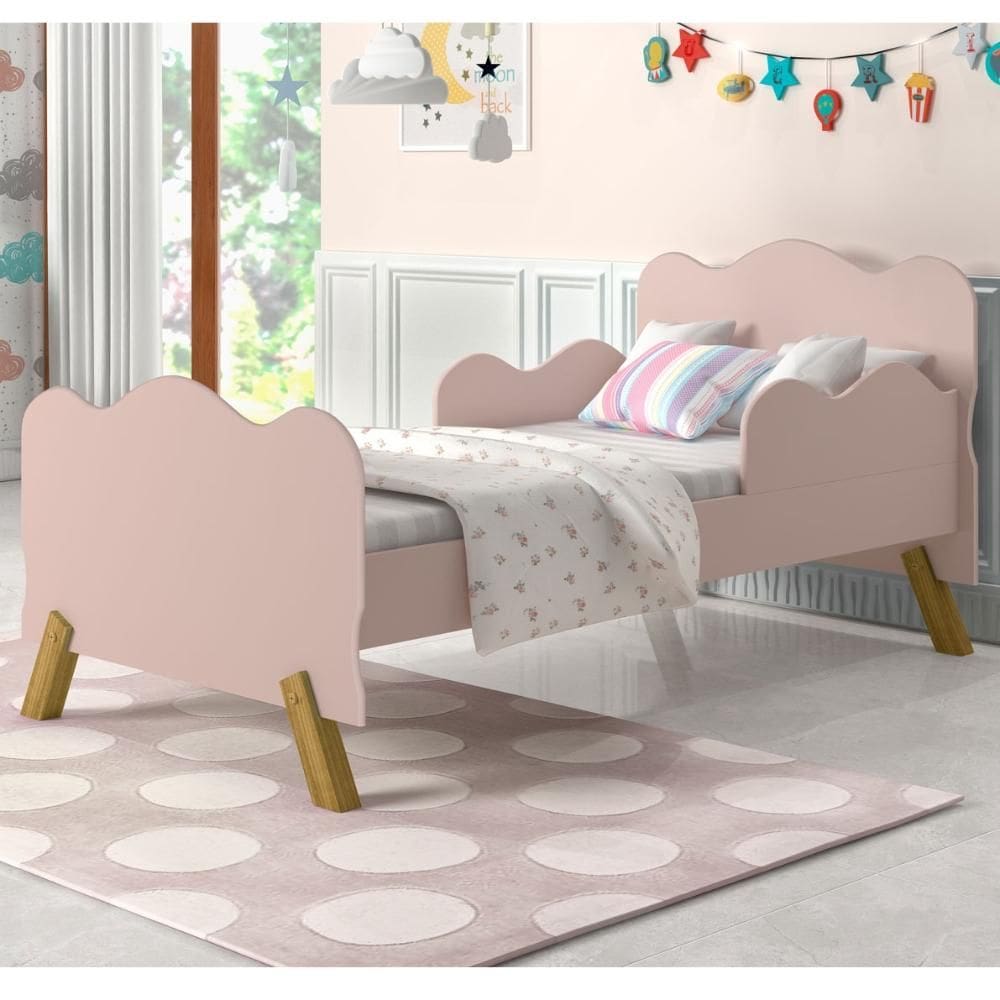Mini Cama Infantil Nuvem Angel Rose