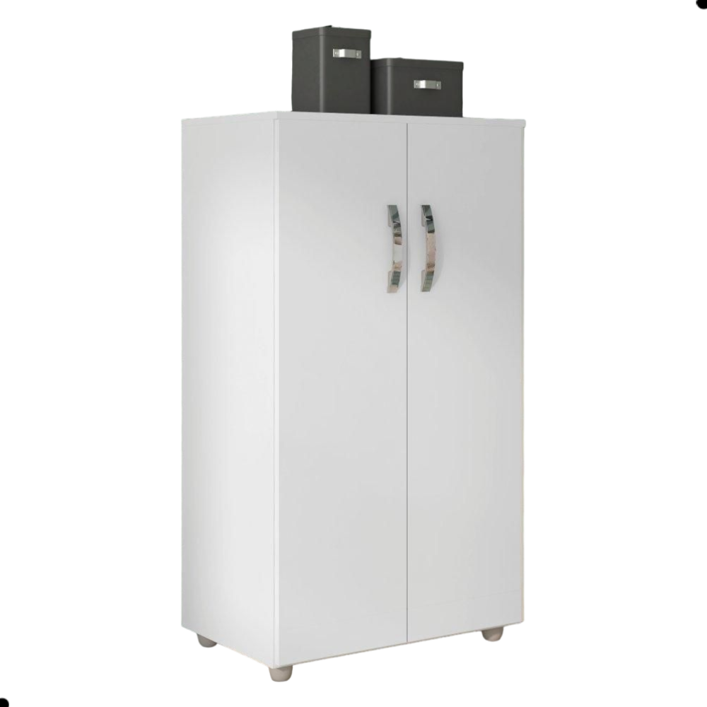 Armário Baixo Multiuso Pandariam Branco