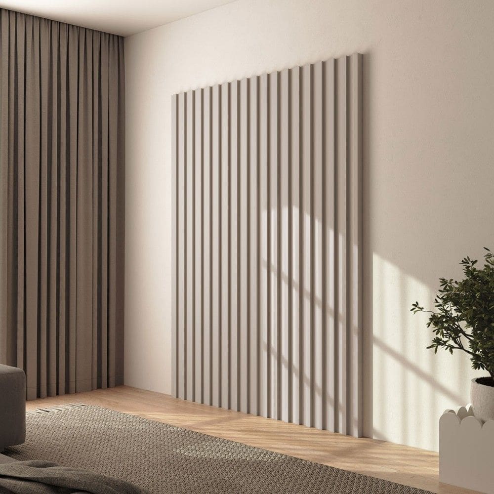 Painel para TV 100% Mdf Ripado Marrom Claro Pa73fe - Dalla Costa