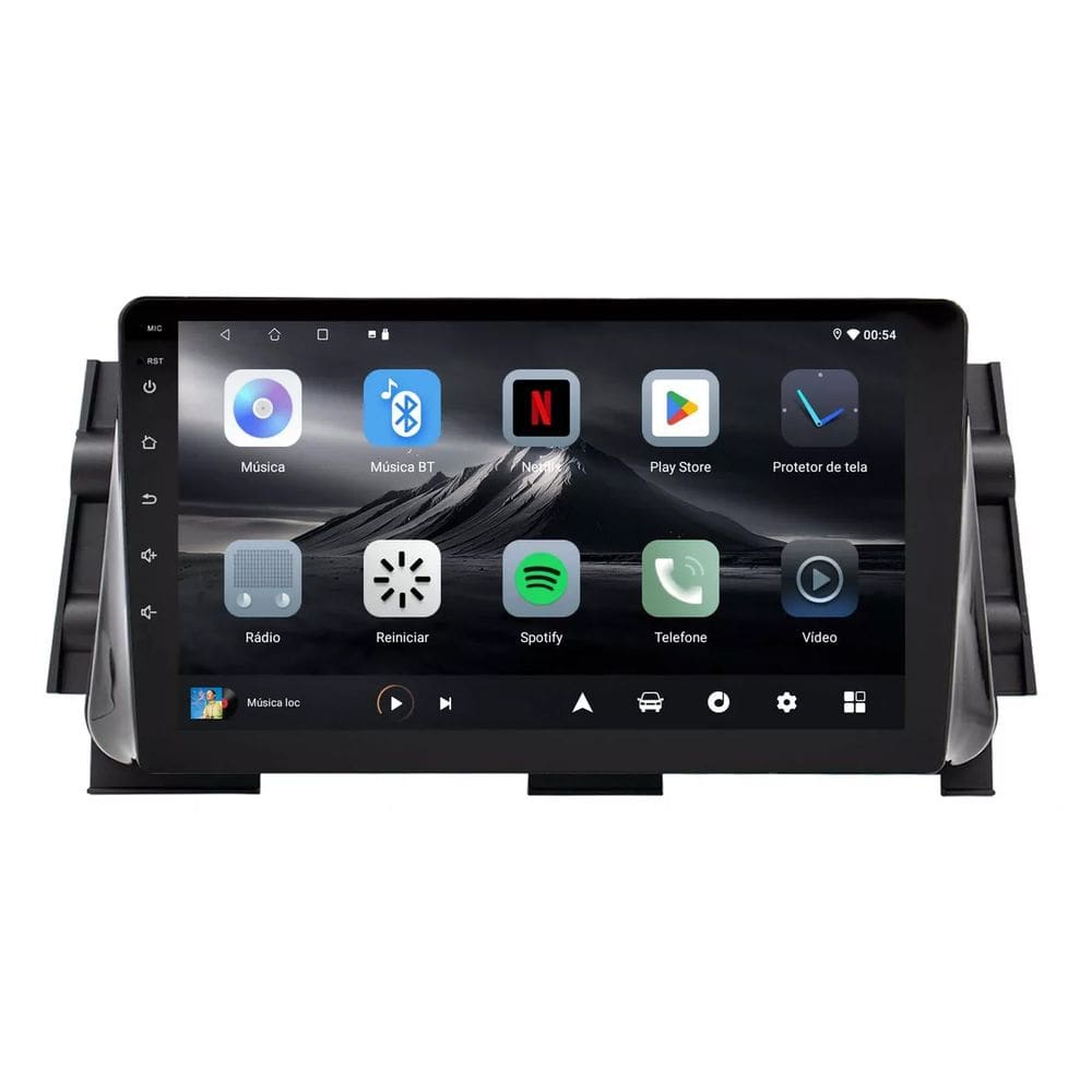 Central Multimídia Kicks 2017 2018 2019 2020 2021 Adak G2 Tela de 9" QLED 2GB de RAM 64GB Android Auto e Carplay + Cãmera de ré