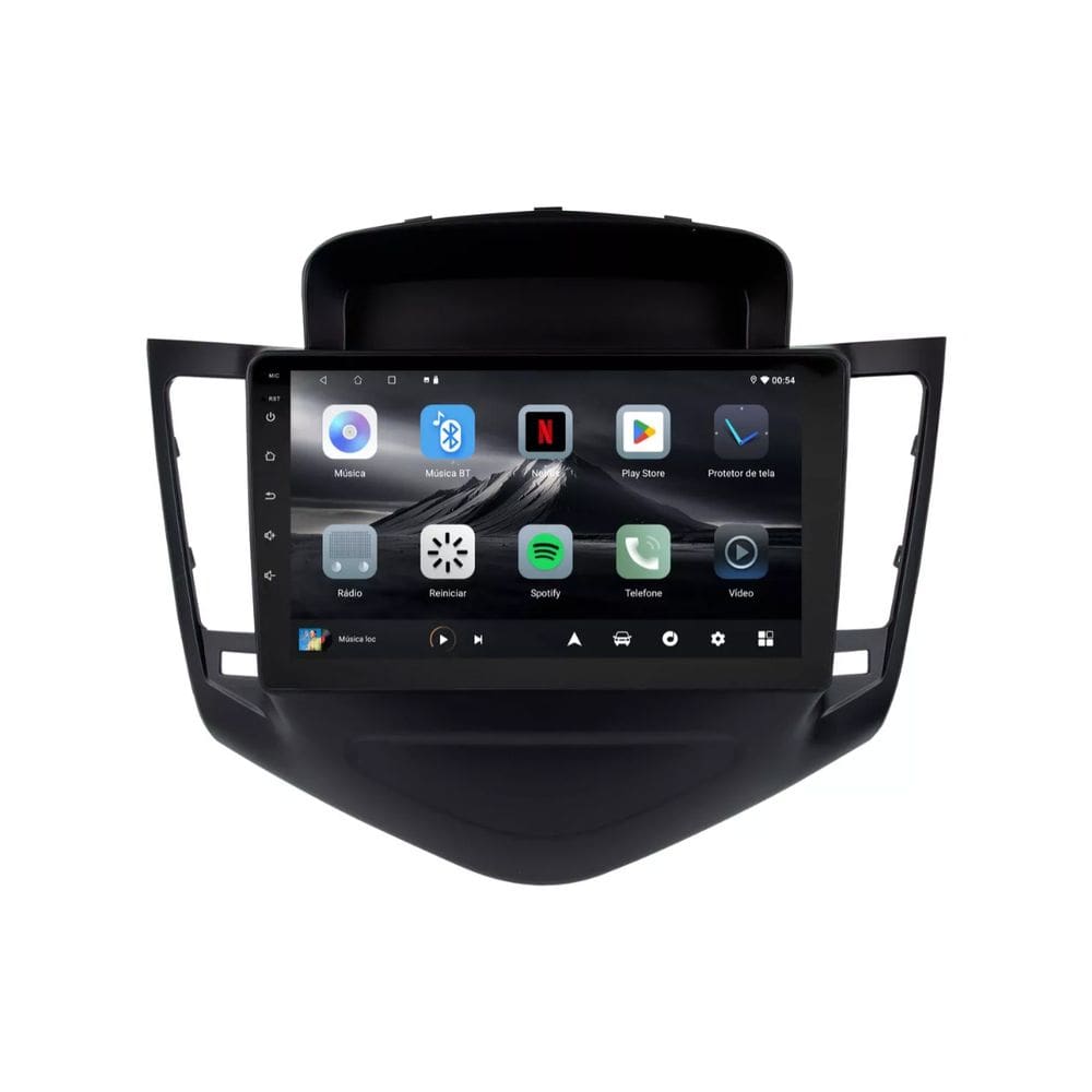 Central Multimídia Cruze LT LTZ 2011 2012 2013 2014 2015 2016 Adak G2 Tela de 9" QLED 2GB de RAM 64GB Android Auto e Carplay + Cãmera de ré