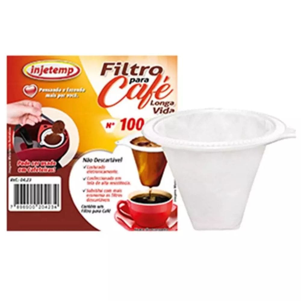 Filtro Coador Para Café de Pano Sintetico Longa Vida Reutilizavel 100