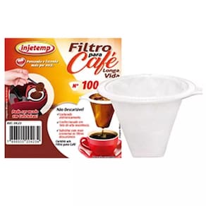 Filtro Coador Para Café de Pano Sintetico Longa Vida Reutilizavel 100