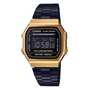 Relógio Casio Unisex Vintage A168WEGB-1BDF.