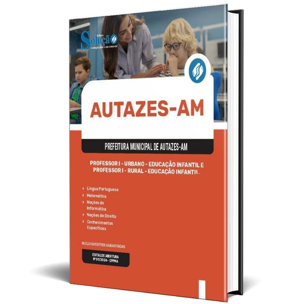 Apostila Prefeitura Autazes Am 2024 Professor I Urbano