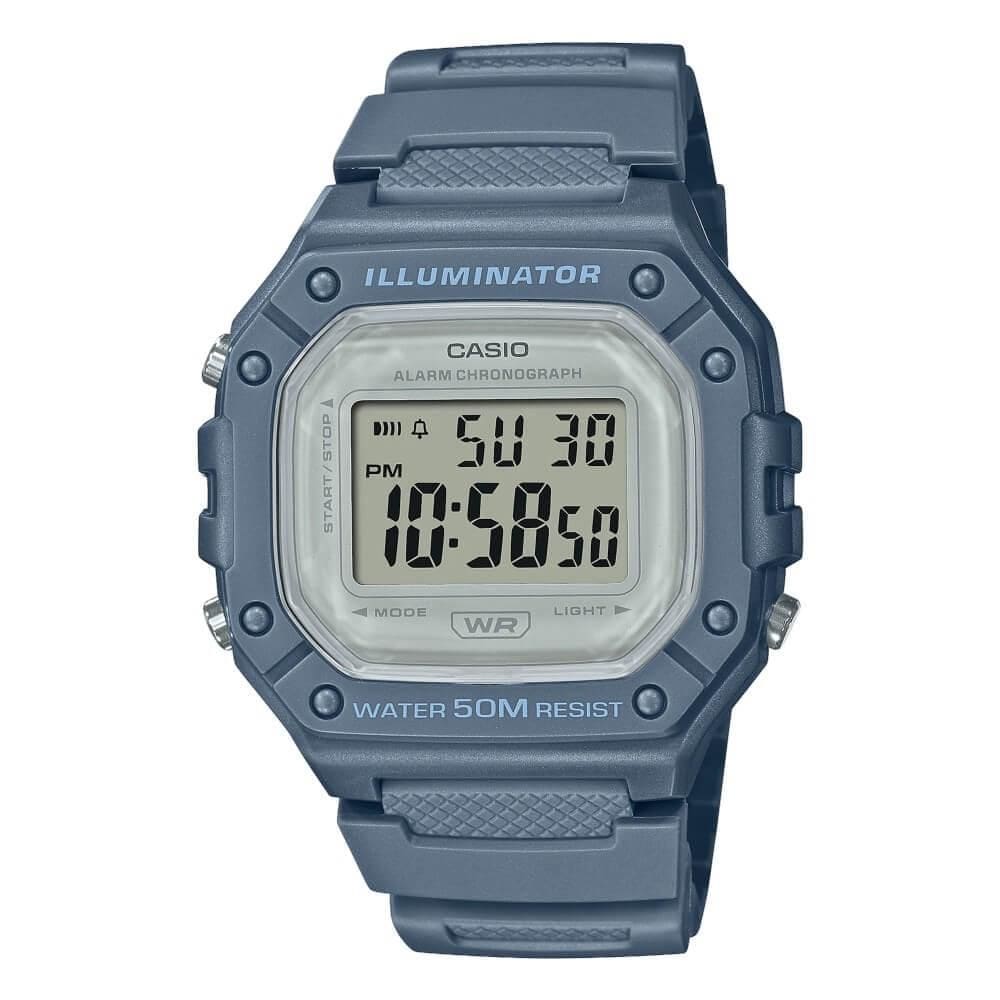 Relógio Masculino Casio Digital Standar W-218HC-2AVDF-SC