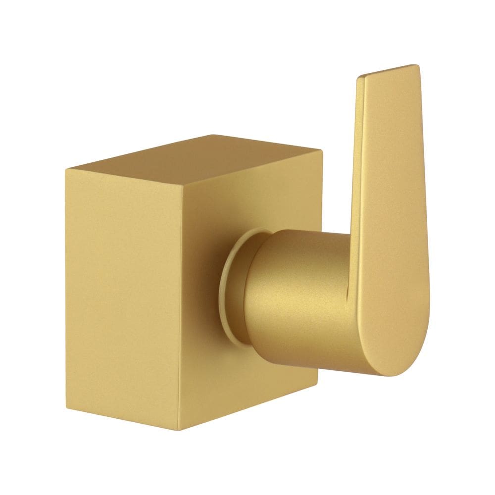 Acabamento Para Registro Banheiro 1.1/4 1.1/2 50mm Quadrado Alavanca Dourado Fosco Chuveiro Padrão Deca