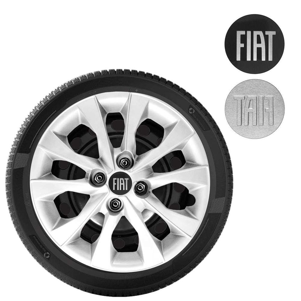1X Calota Mobi Argo Palio Aro 14 Com Emblema 293Cb