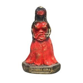 Escultura Pomba Gira Vintage Resina 10 cm
