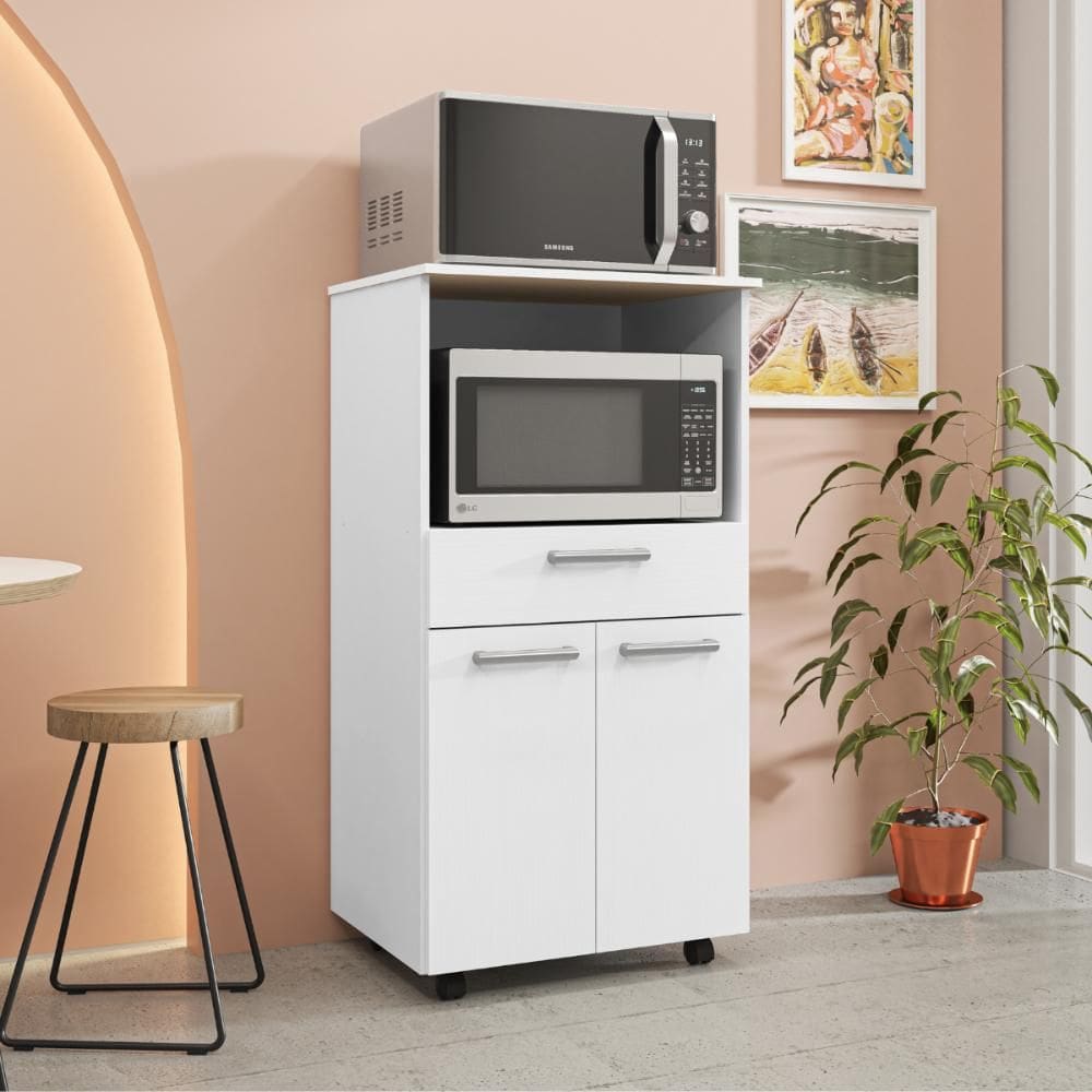 Balcão Duplo de Cozinha Salamanca Branco