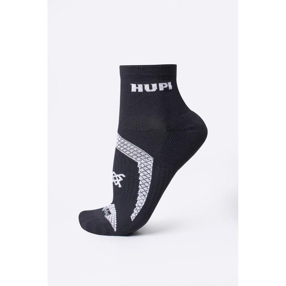 Meia HUPI Running Pro Prime Preto e Branco Plus 42 ao 46