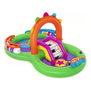 Piscina Inflavel Completa Com Escorregador 295x190cm Bestway