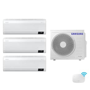 Tri-Split Samsung WindFree 28.000 BTUs (Hi Wall 2x9.000 e 1x12.000) Quente/Frio com WiFi - 220V