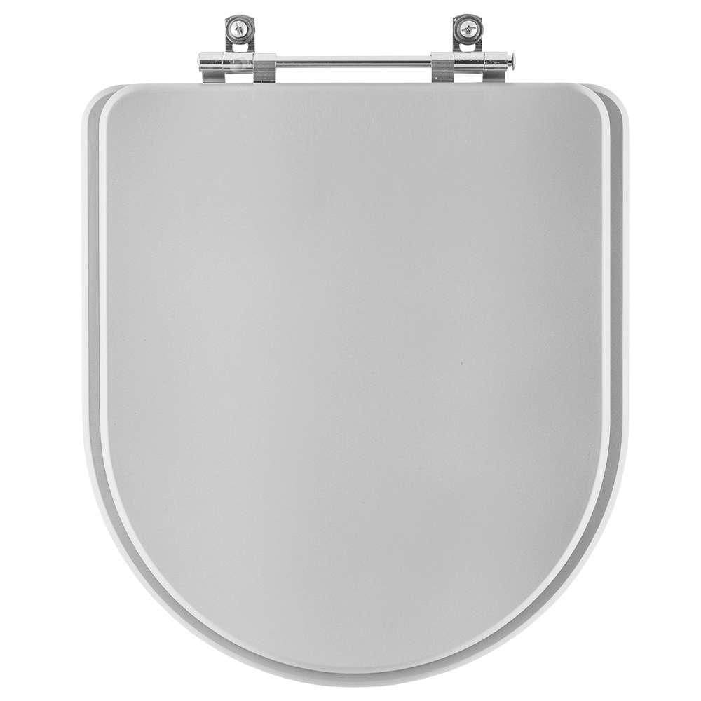 Assento Sanitário Luna Cinza Claro para vaso Icasa